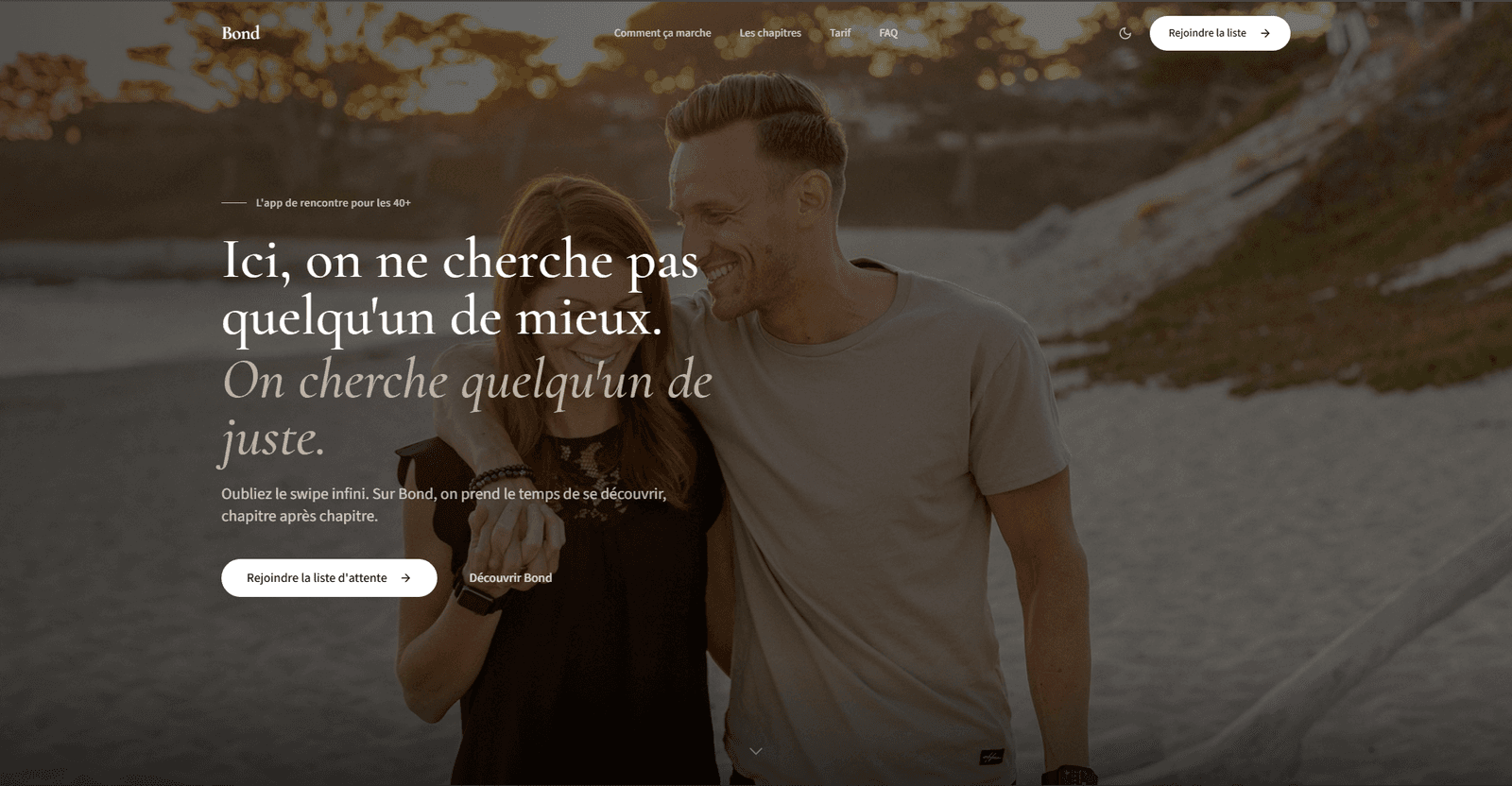 Bond — L'app de rencontre qui mise sur l'histoire, pas le physique